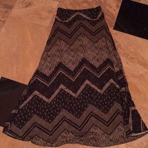 Tilly Anne Supersoft Maxi olive/Black pattern